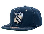 Kšiltovka Mitchell & Ness Contrast Natural Snapback Vntg New York Rangers Blue