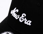 Kšiltovka New Era 39THIRTY Script  - Black / White