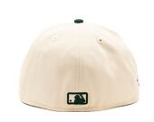 Kšiltovka New Era 59FIFTY MLB Oakland Athletics Retro - Cream White