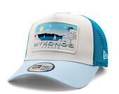 Kšiltovka New Era 9FORTY A-Frame Trucker Summer Trucker - Pastel Blue / Sunwash Blue