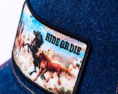 Kšiltovka Goorin Bros - Model No. 21D302D13 - Ride or Die - Indigo Denim