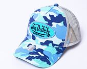 Kšiltovka Von Dutch Austin Trucker - Camo Blue