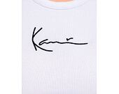 Dámské Tílko Karl Kani Small Signature Essential Racer Rib Top white