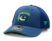 Kšiltovka Fanatics Authentic Pro Draft Vancouver Canucks Blue Cobalt/Kelly Green