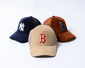 Kšiltovka New Era - 9FORTY Trucker Cord - Boston Red Sox - Beige