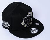 Kšiltovka New Era - 9FIFTY Seasonal Flower - Las Vegas Raiders - Black