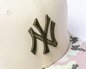 Dětská Kšiltovka New Era - 9FIFTY Contrast - NY Yankees - Beige / New Olive