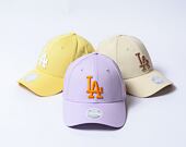 Dámská kšiltovka New Era - 9FORTY League Essential - LA Dodgers - Pastel Purple / Orange