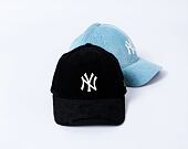 Dámská kšiltovka New Era - 9FORTY Cord - NY Yankees - Black / Off White