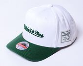 Kšiltovka Mitchell & Ness Branded Comfy Core Stretch Snapback White-Green