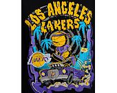 Triko New Era - Graphic Drop Shoulder Tee - LA Lakers - Black