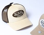 Kšiltovka Von Dutch Boston Trucker Cord Beige