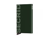 Pouzdro na karty Secrid Cardprotector Laser - Logo Green