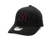 Dětská Kšiltovka New Era - 9FORTY Kids MLB League Essential - NY Yankees - Black / Purple