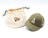 Kšiltovka New Era - 9FIFTY Retro Crown Harris Tweed - Oakland Athletics - New Olive