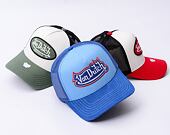 Kšiltovka Von Dutch - Trucker Rockford - Cot Twill/ Suede - Blue/ Red