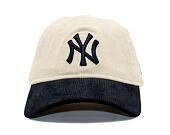 Kšiltovka New Era - MLB Distressed 9TWENTY - NY Yankees - Cream / Navy