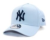 Kšiltovka New Era - MLB Essential 9FORTY A-Frame - NY Yankees - Pastel Blue / Navy