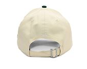 Kšiltovka New Era - MLB Color Block 9FORTY - Oakland Athletics - Cream / Dark Green