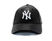 Dámská Kšiltovka New Era - MLB Crinkled PU 9FORTY - NY Yankees - Black / White