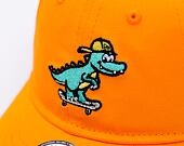 Dětská Kšiltovka New Era - Dinosaur 9FORTY - Papaya Orange / Teal