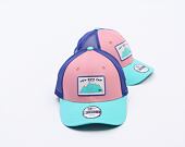 Dětská Kšiltovka New Era - Outdoor 9FORTY TRUCKER - Pink / Teal