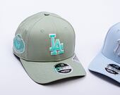 Kšiltovka New Era - MLB World Series 9FIFTY Original Fit - LA Dodgers - Mint Green / Teal