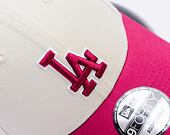 Kšiltovka New Era - MLB World Series Patch 9FORTY - LA Dodgers - Cream / Burgundy