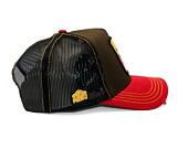 Kšiltovka Capslab - Trucker Looney Tunes - Speedy - Brown/Red