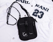 Karl Kani Signature Tape Messenger Bag 4002484 Black/White