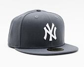 New Era 59FIFTY MLB Basic New York Yankees Fitted Graphite / White Cap