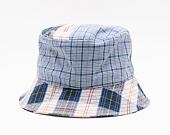 Kangol K5297 Plaid Mashup Bucket Mykonos Blue