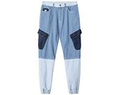 Karl Kani KK Og Block Denim Cargo Pants Blue