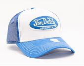 Von Dutch Boston Trucker Cotton Twill White/Blue Cap