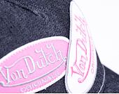 Von Dutch Russel Trucker Denim Black Denim/White Cap