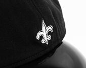 New Era 39THIRTY NFL22 Sideline New Orleans Saints Black / White Cap