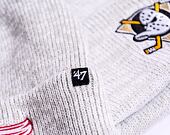 '47 Brand NHL Anaheim Ducks Brain Freeze '47 Cuff Knit Grey Winter Beanie