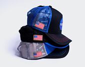 Capslab NASA A-Frame Trucker CL/NASA/1/NAS4 Black / Royal Blue Cap