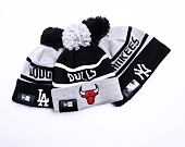 New Era MLB Jake Cuff Beanie New York Yankees Heather Grey / Team Color