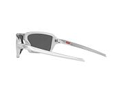 Oakley Cables X-Silver w/Prizm Black Polar 0OO9129 91291263 Sunglasses