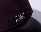 New Era 59FIFTY MLB WS Sidepatch Trail Mix New York Yankees Plum / Chrome White Cap