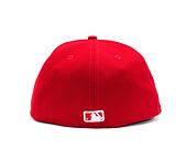 New Era 59FIFTY MLB Basic New York Yankees Fitted Scarlet / White Log Cap