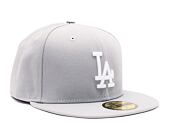 New Era 59FIFTY Los Angeles Dodgers Basic Grey Cap