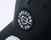 Kšiltovka Brixton Crest C MP Snapback - Black