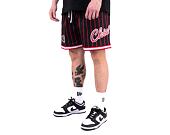 Kraťasy Mitchell & Ness NBA M&N CITY COLLECTION MESH SHORT BULLS Black / Red