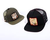 Kšiltovka Capslab Looney Tunes - Wile E. Coyote Flat v. 2 Trucker Black