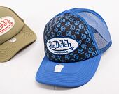 Von Dutch Trucker Tampa Foam Black Aop/Blue Cap