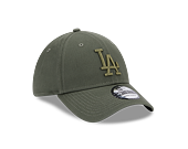 Kšiltovka New Era 39THIRTY MLB League Essential Los Angeles Dodgers New Olive