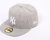 New Era 59FIFTY MLB League Basic New York Yankees Grey/Optic White Cap