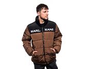 Bunda Karl Kani Retro Essential Puffer Jacket dark brown